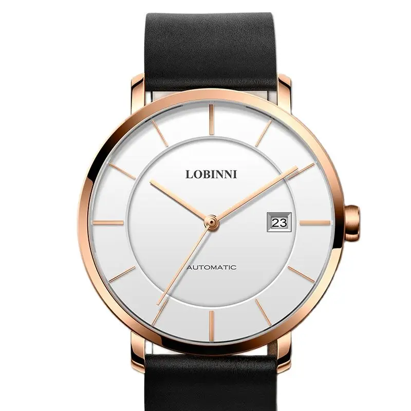 New Switzerland Luxury Brand LOBINNI Japan MIYOTA 9015 Automatic Mechanical Men's Watches Sapphire Waterproof Auto Date L5016M