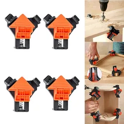 90 Degree Right Angle Clamp Fixing Clips Picture Frame Corner Clamp Woodworking Hand Tool Pipe Clamp Positioning Fixture