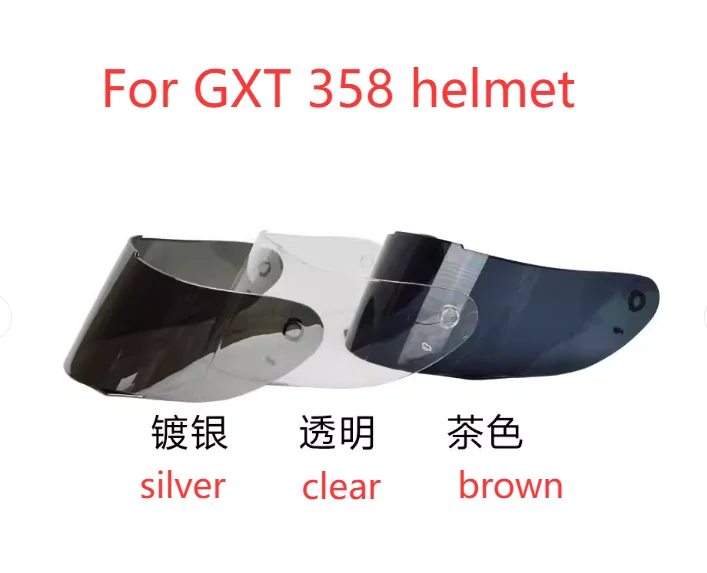 Motorcycle Half Helmet Lens GXT 358  Black Lens Color Visors Helmet Accessories motorcycle accessories