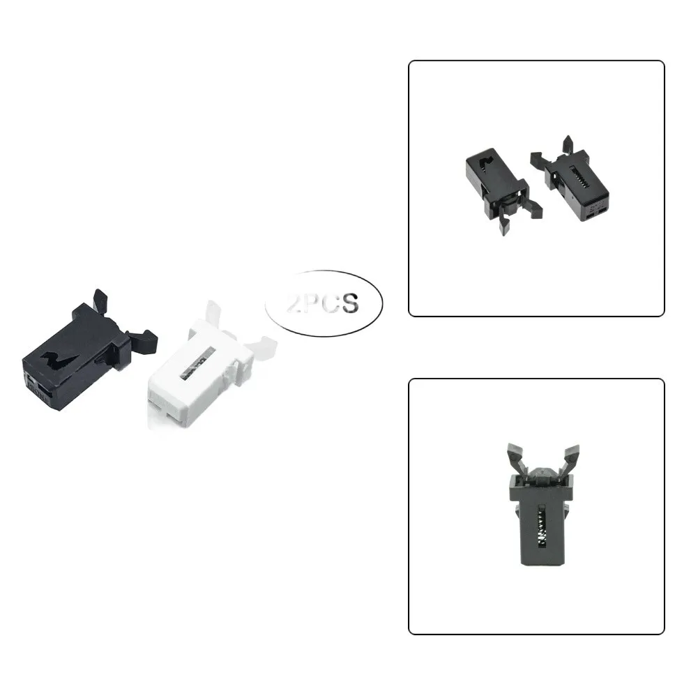Replacement Pair of Console Latches for Car and Home Sunglasses Holder Fits Various Electronic Appliances and Storage Bins