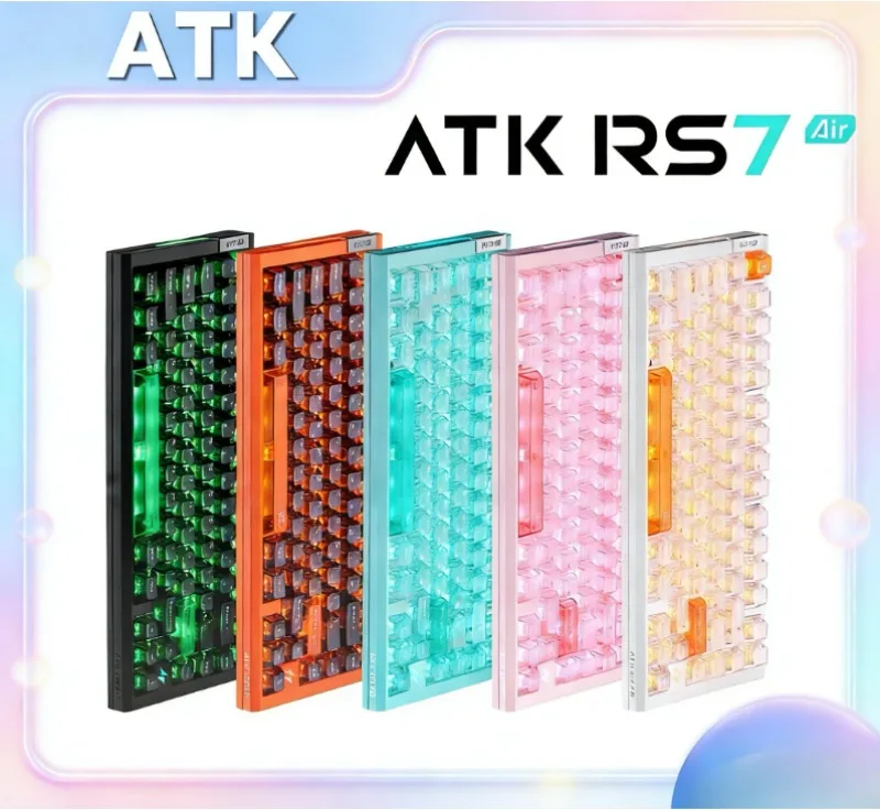 

ATK RS7 Air Magnetic Axis Gaming Keyboard,75% Layout,8K Polling Rate, 0.28ms Low Latency, Hard Gasket Customizablefor PC Esports