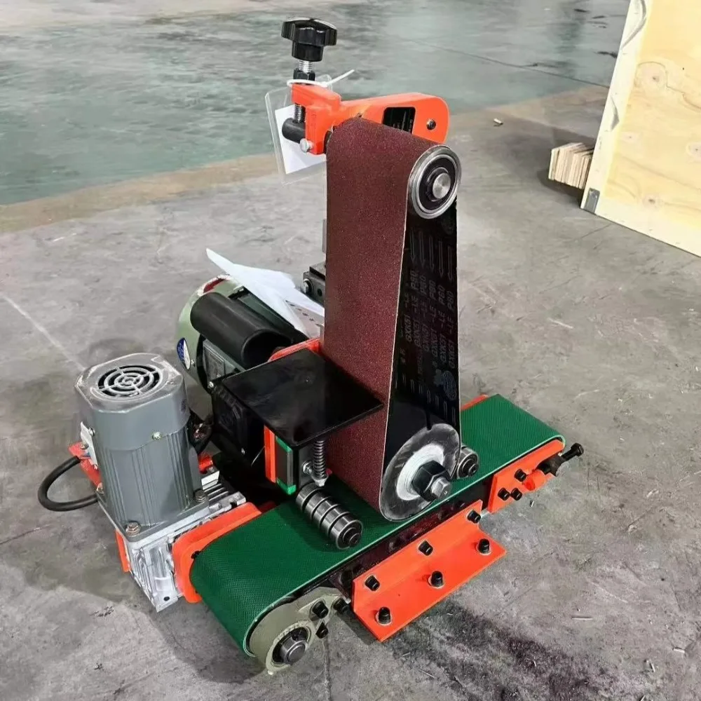 Automatic Sanding Polishing Integrated Machine Mini Flat Sander For Metal Deburring Stainless Steel Drawing