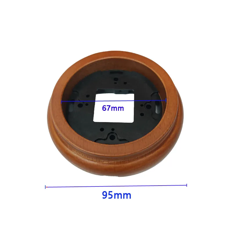 Home Improvement Solid Wood Retro Wooden Base 1-3 Gang for Ceramics Switch EU Socket Lighting Decoration