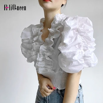 여성용 레이스 메쉬 셔츠, 자수 패치워크, 캐쥬얼 상의, 긴 소매, 섹시한 쉬폰 블라우스, 루즈 상의, 여성 블라우스, 여름 