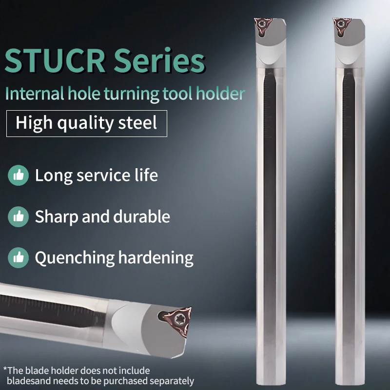 

C08K/C10K/C12M-STUCR09/11 CNC internal hole turning tool holder Tungsten steel hardened seismic boring tool holder