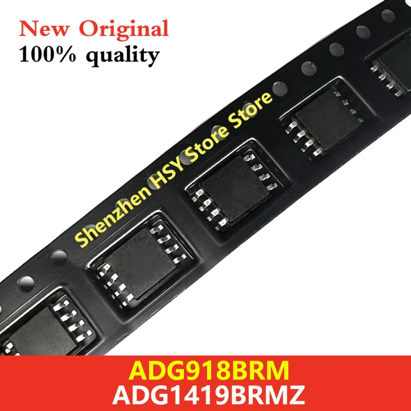 (10piece)100% New ADG918 ADG918BRM ADG918BRMZ W4B ADG1419BRMZ ADG1419 S1L Msop8