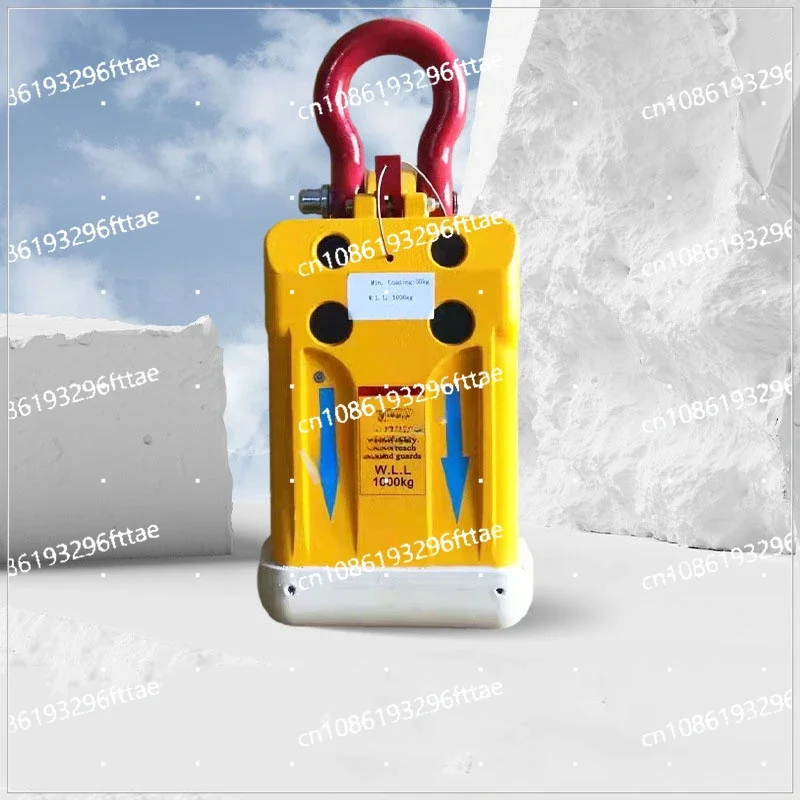 

1000kg 10-50mm 10-30mm High Quality Stone Slab Liftier Clamp Granite Marble Lifting White Rubber Grip Range
