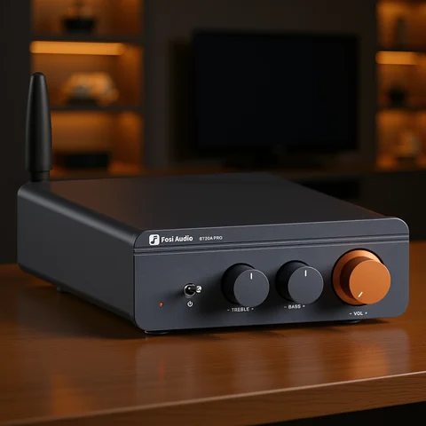 Fosi Audio BT20A Pro TPA3255 Bluetooth Sound Power Amplifier 300W X2 Mini HiFi Stereo Class D Amp Bass Treble For Home Theater