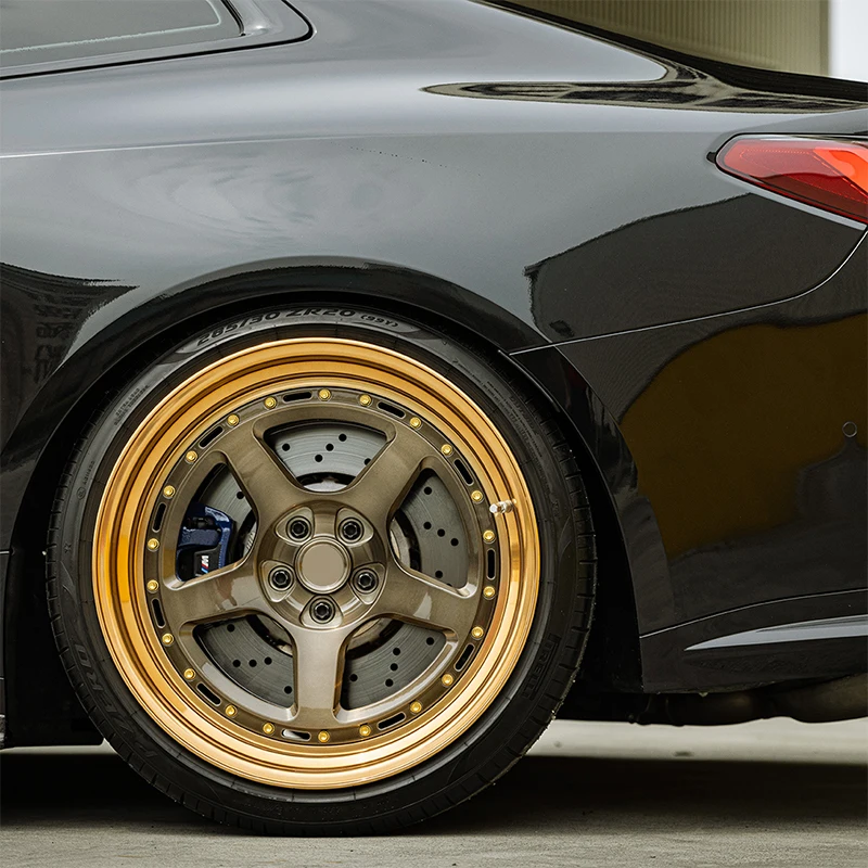 Borui Customized Forged Wheels, Alloy Rims For Luxury Cars, 2pc Single Piece Forged Wheels Ranging From 16 Inches To 24 Inches