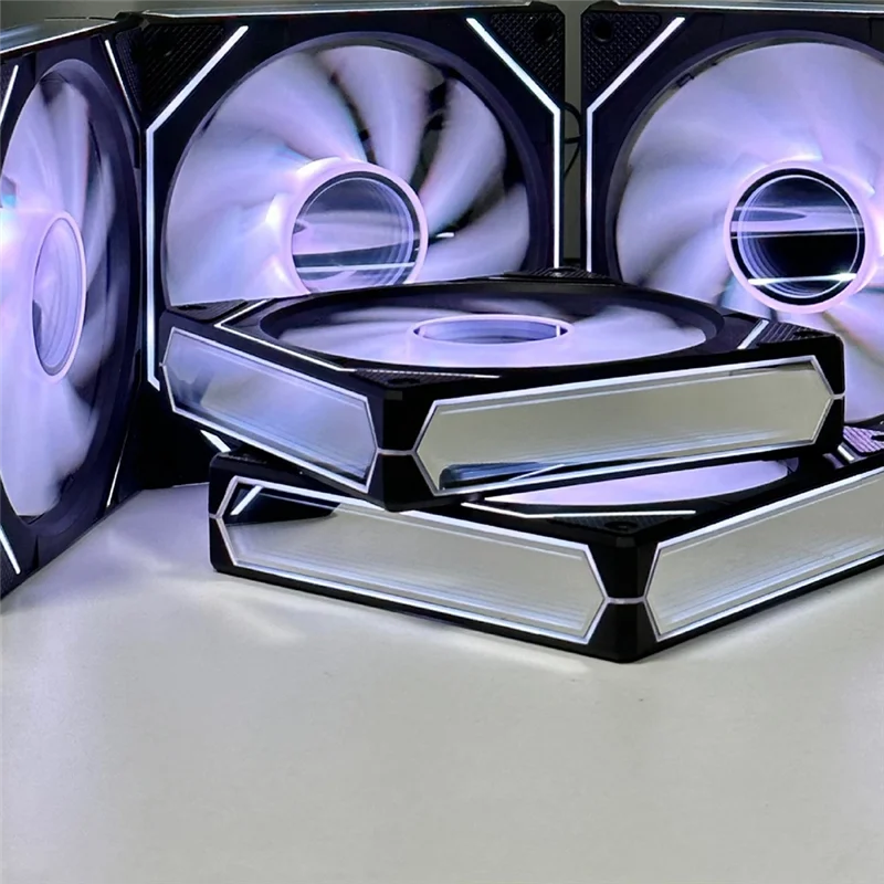 

M01K Сторона вентилятора корпуса Prism 6Pro поддерживает интеллектуальный контроль температуры ARGB, белый