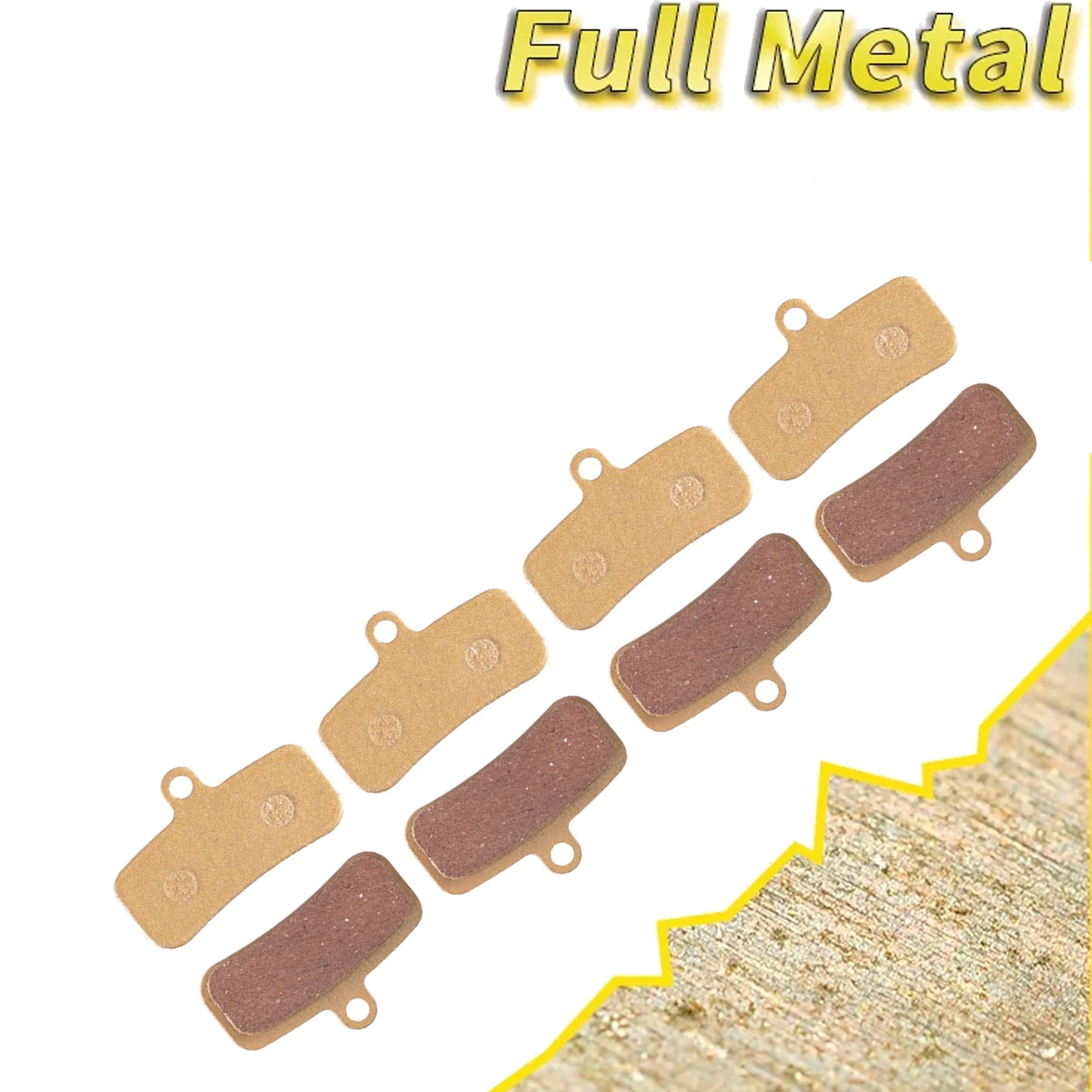 

Replacement Brake For Pads for D03S D02S Saint BRM810 and For XT M8020 4 Pairs with Excellent Heat Dissipation