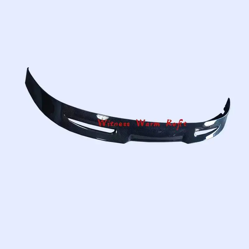 Carbon Fiber/FRP Car Rear Roof Trunk Lip Spoiler Window Wing Lip for Maserati Levante 2016 - 2019 Carbon Top Spoiler