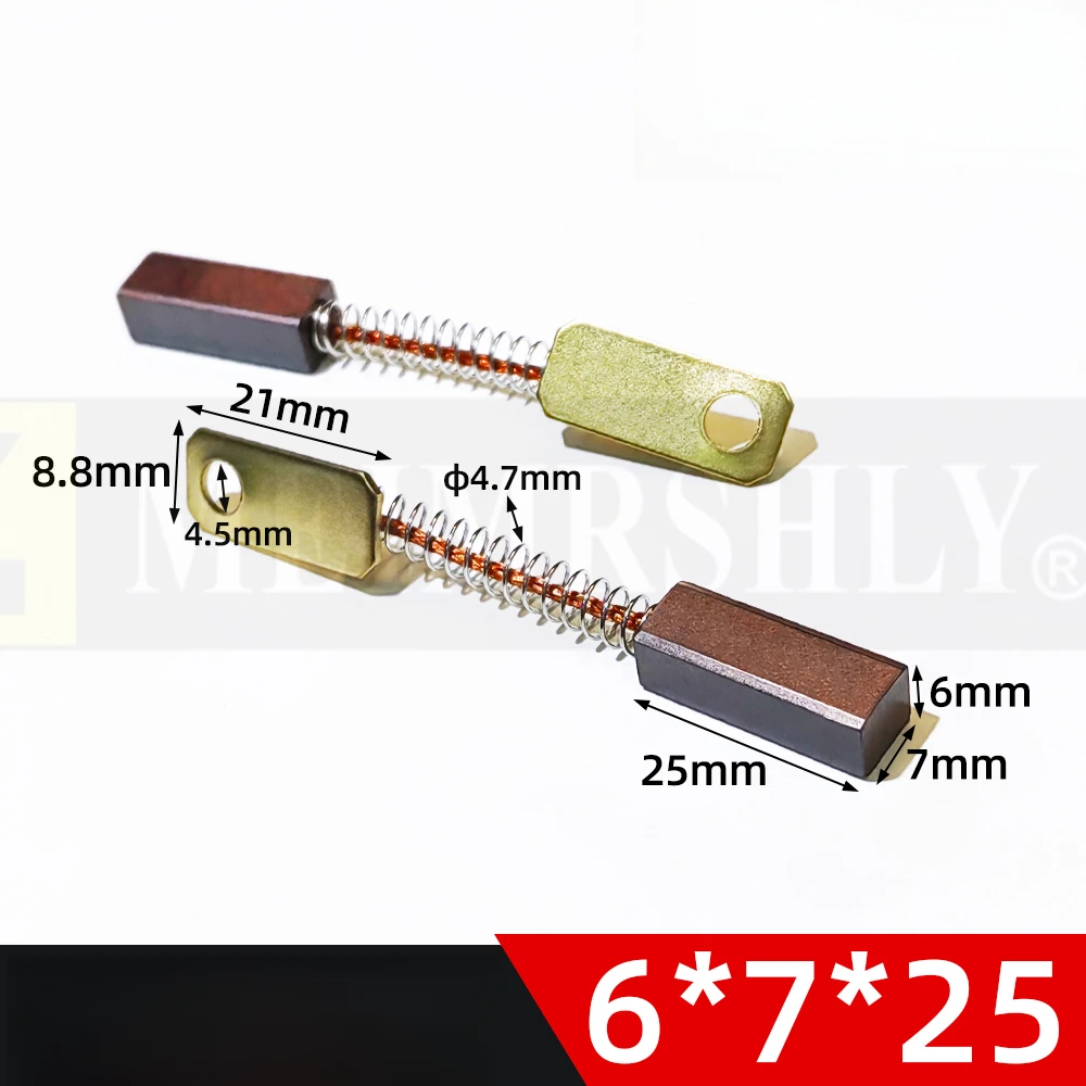 Picture 6: Tractor Forklift Truck Agricultural Vehicle Silicon Rectifier Generator Carbon Brush 5.5X7 Copper JF11A 6X7 AC JF12