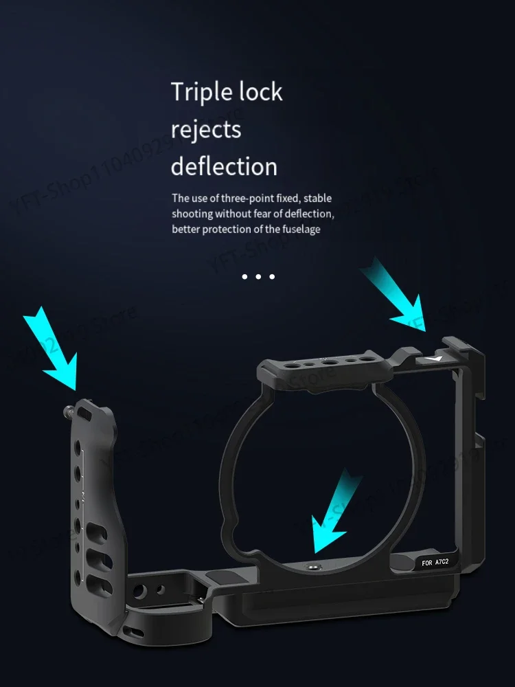 Защитный металлический держатель для камеры A7c2