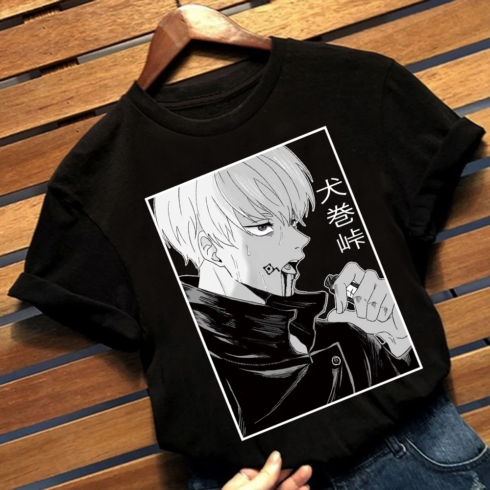 Anime Jujutsu Kaisen Satoru Gojo Printed Plus Size Tshirt Men Women Hot Manga T-shirts Harajuku Comfortable Unisex T Shirt