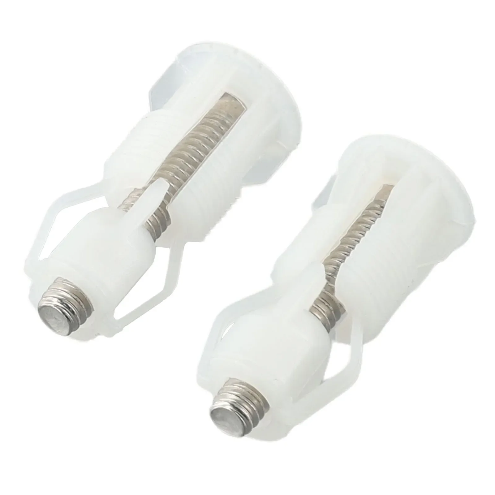 Toilet Seat Top Fix Screws Nut Covers Kit Replacement For WC Toilet Pan Mounting Compatible With Most Standard Seats