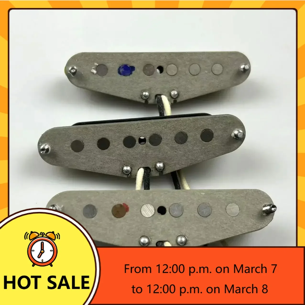 

Q-X Music Store-Handmade '57/'62 SSS Single-coil Pickups Alnico 5 copper Wire- Pickups Reverse-engineered