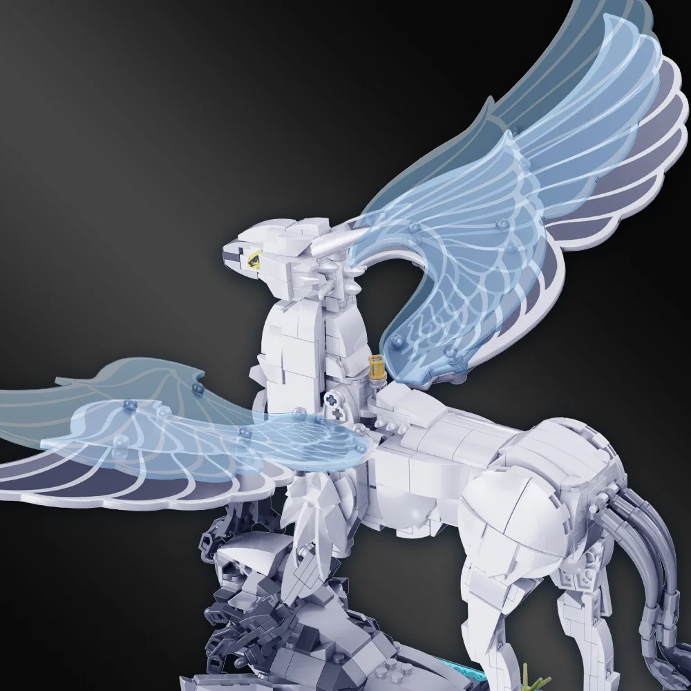 698PCS Harry Potter Buckbeak The Hippogriff Magical Creature Figure Building Blocks Compatible LEGO Birthday Gift for Boys Girls