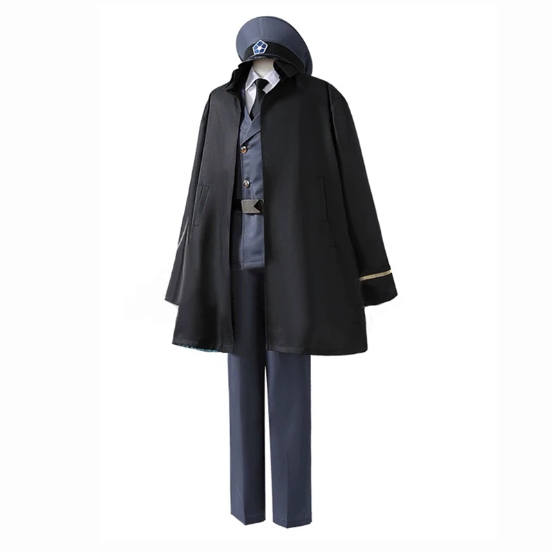 

Blue Lock Michael Kaiser Guard Uniform Cosplay Costume Black Military Uniform for Christmas and Halloween for Men Women