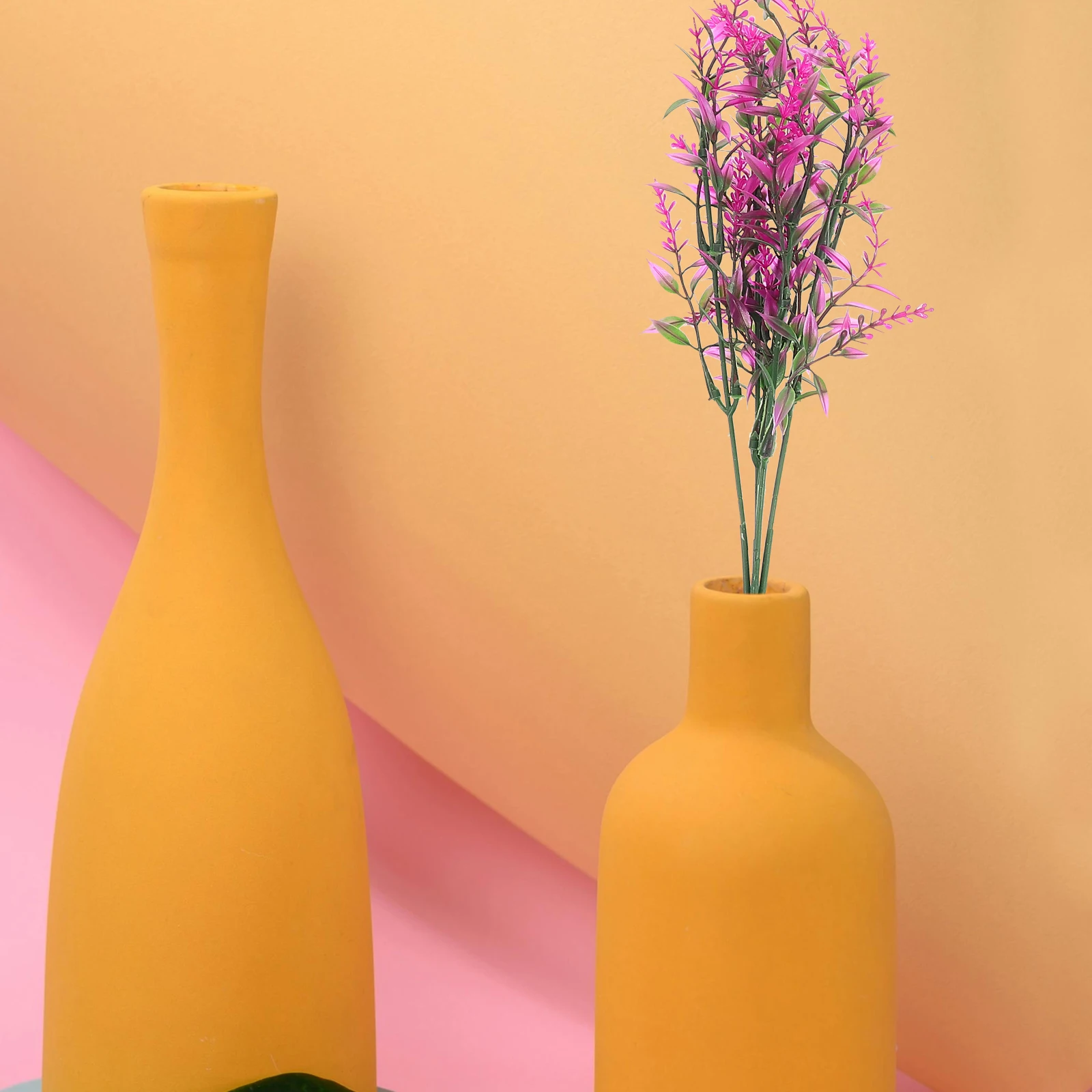 

12 Pcs Artificial Plastic Flower Fake Bouquet Green Plants Flowers Home Decor Decorative Lavender Picks