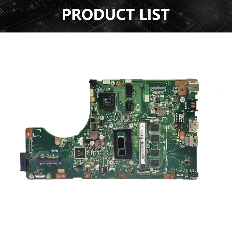 Placa-mãe do portátil para ASUS, TP550LJ, TP550LA, TP550L, J550LA, J550LD, I3, I5, I7, processador da 4a geração, 4G RAM, GT820M, V2G