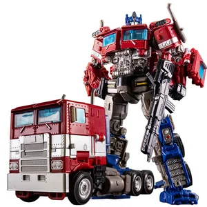 BMB H6001-4 18cm Mainan Transformasi Optimus SS38 Autobot Deformasi Robot Paduan Anime Action Figure Model Hadiah Kerusakan Pertempuran 10 trafo penjualan terbaik bmb - №