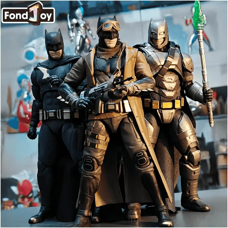 

Fondjoy Tactical Batsuit Batman Action Figure 1/9 Scale Zack Snyder'S Justice League Customizable Detective Comics Model Toy