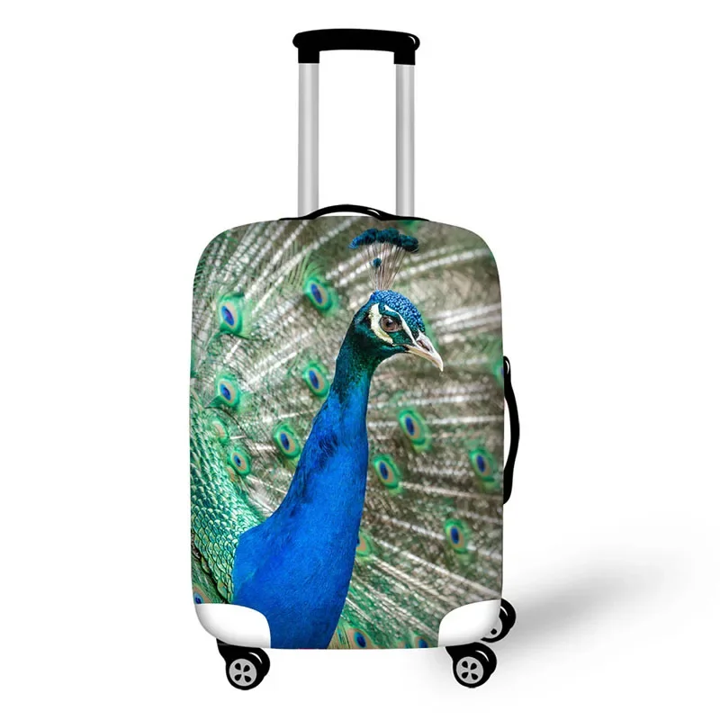 creative design travel protective cover Birds and birds print waterproof portable trunk lid suitcase rain protection cover