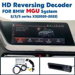 For bmw X3 G20 G21 G28 G38 G01 F44 2/3/5 Series MGU system reversing image ID7 RearView 360 Camera interface module 2020-2022
