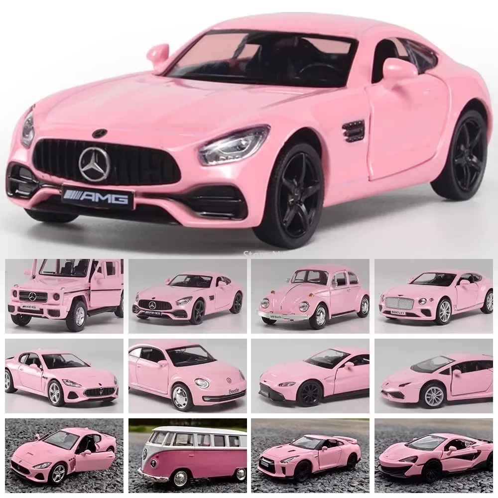 1/36 BMW AMG G63 GTR Alloy Cars Model Toy Simulation Metal Diecast Mini Pull Back Car Models Toys Boy Birthday Gift Collections