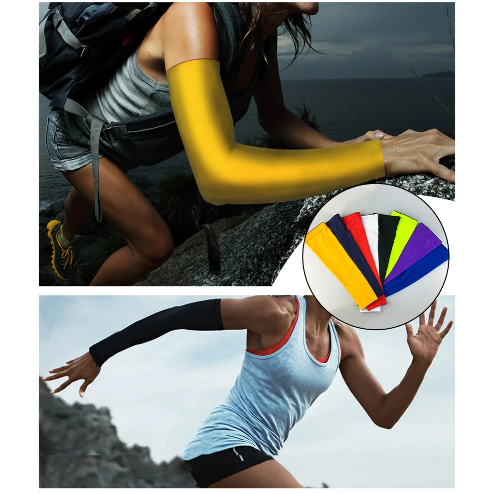 

Practical Arm Cover Dress Sleeve Anti Slip Anti-friction Anti-impact Antislip Baseball Cycling Cycling Running