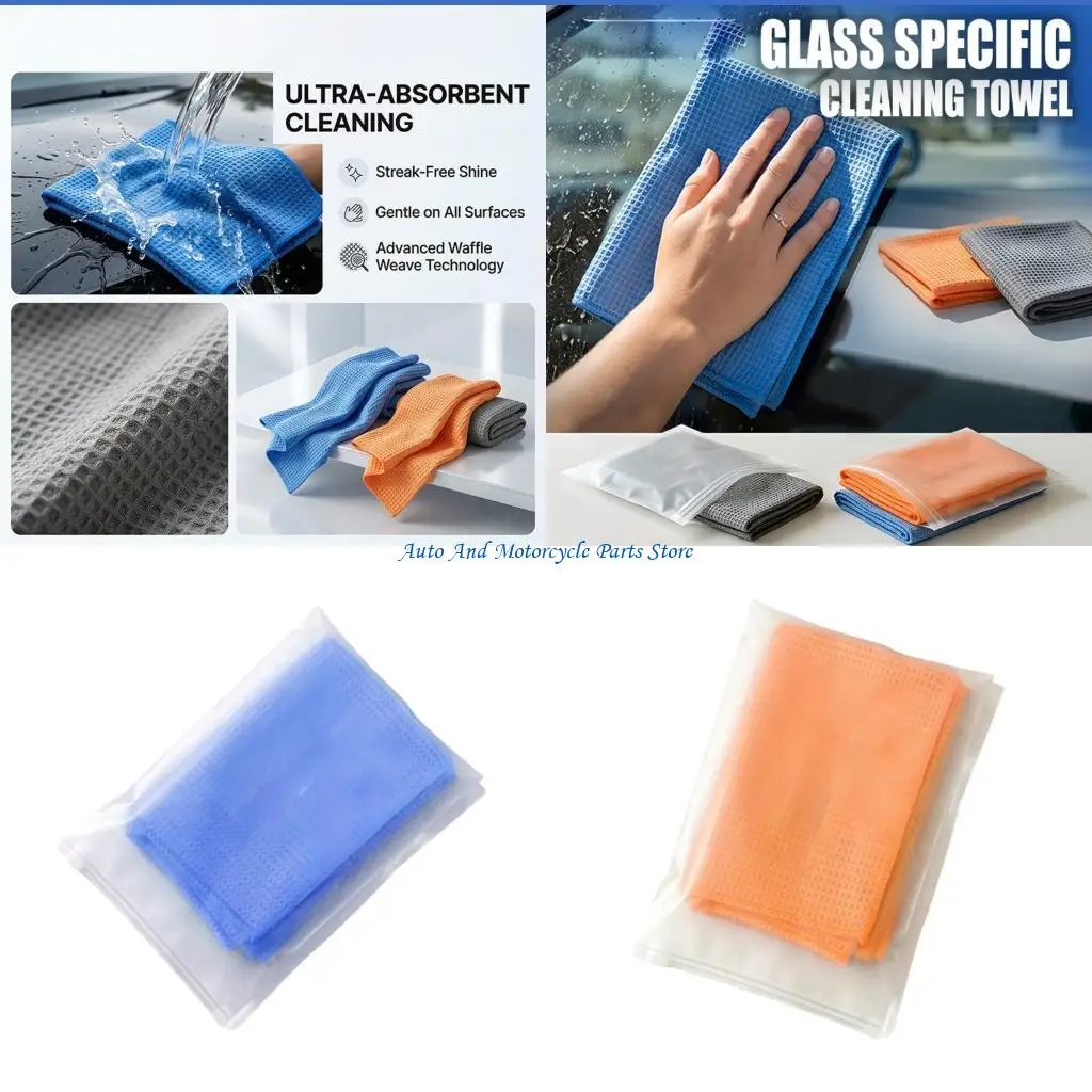 P9FD Thick And Soft Microfiber Cleaning Cloth Designed For Automotive Care And Home Use