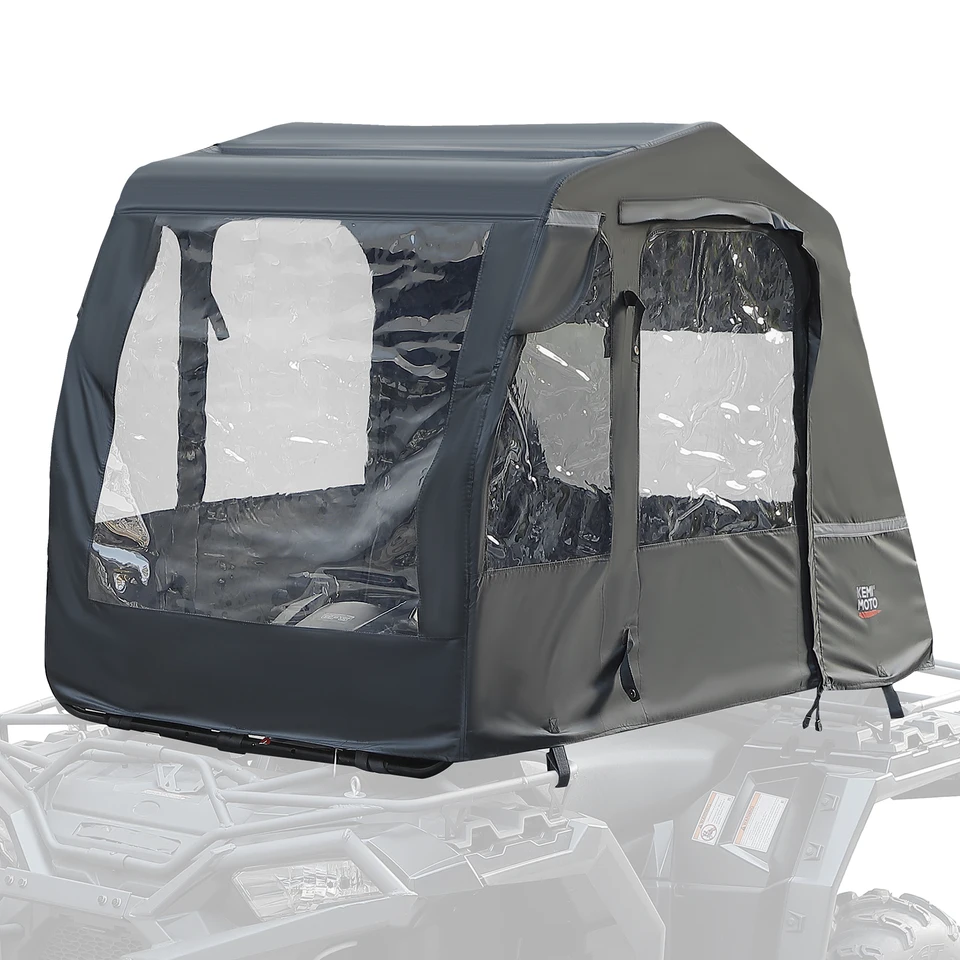 KEMIMOTO ATV Cab Enclosure Canopy Cover Compatible with Polaris