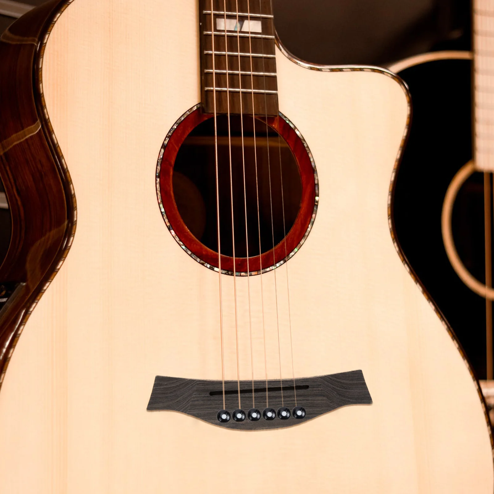 

Guitar Piano String Set Saddle Bridge Saddles Wooden Practical Tool Pins Nut File for Acoustic Folk Repair Tools