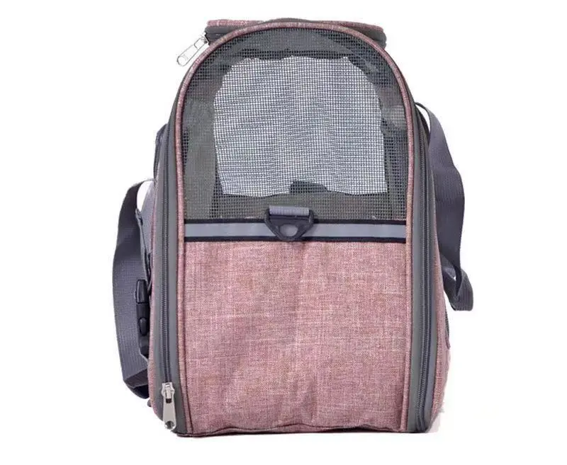 Pet Bag Fashion Pet Car Bag Casual Breathable Mesh Portable Outing Portable Cat Bag Messenger Bag