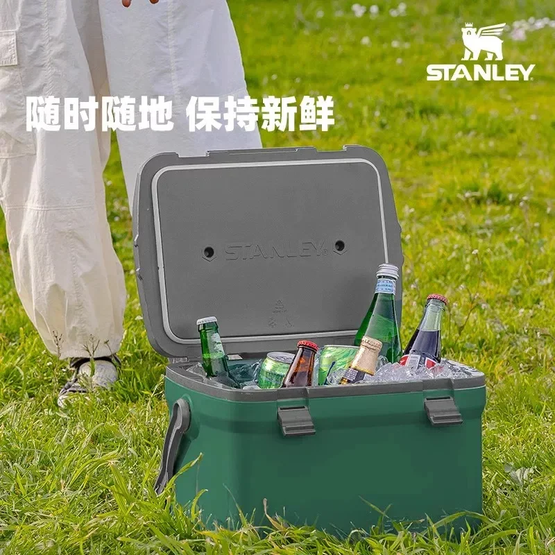Portable Car Refrigerator Large Capacity Outdoor Camping Picnic Ice Bucket Fishing Cooler Box for Travel and Road Trip Use