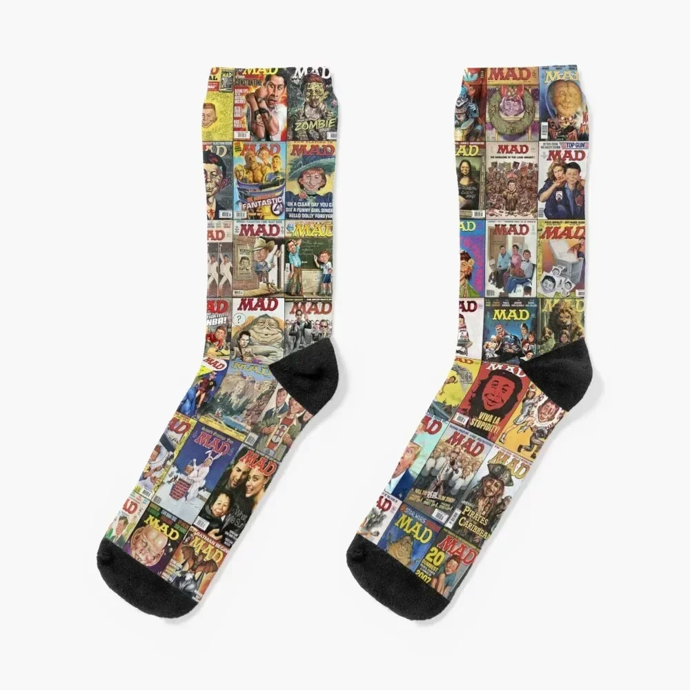 

Mad Magazine Socks cute floor Crossfit gym Socks Man Women's