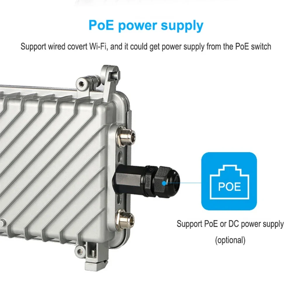 Openwrt Extérieur Étanche 4g Lte 4G persévérance Routeur Wifi Modem Wifi Cpe Routeur avec Emplacement Pour Carte Sim Soutien POE Puissance WE1026-H