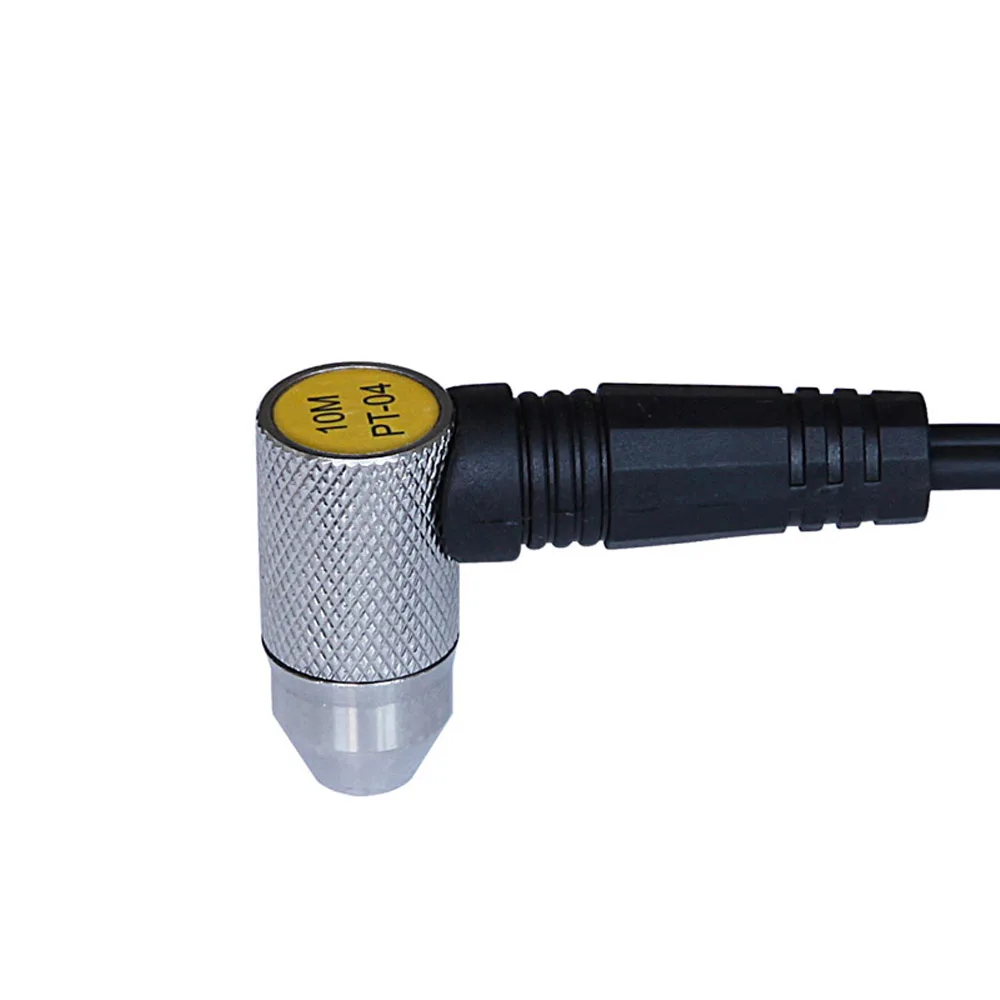 Yushi Ultrasonic Thickness Gauge Probe Small Diameter PT-04 with Dual L emo 00 Connector 0.7 -12mm Measurement Range 10 MHz Freq