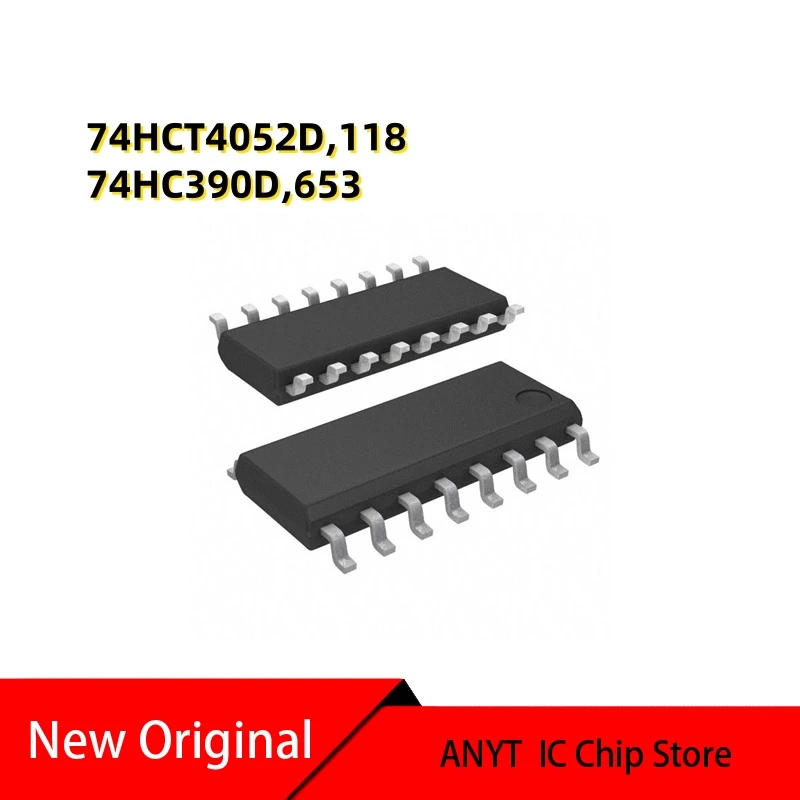 NEW 10PCS/lot  74HCT4052D,118  74HCT4052  CT4052 74HC390D,653 74HC390    HC390  SOIC-16