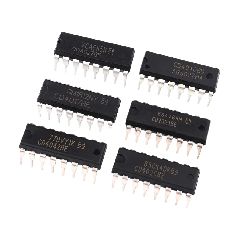 CD4017 4020 4021 4026 4027 4028 4040 4042BE4043 Chip Direct Insertion
