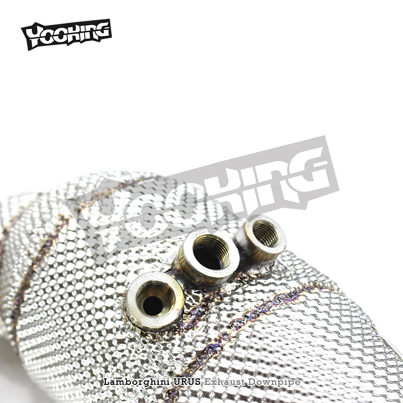 أنبوب Yooking النازل مع OPF GPF لـ Lamborghini URUS 4.0 (2018+) Racing SS304 أنبوب تدفق مجاني للضبط الرياضي