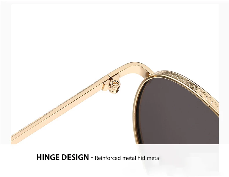 Sonnenbrille mit elliptischem Metallrahmen für Damen, kleiner Rahmen, Retro-Trend, modisch, High-End-Sonnenbrille für Herren 2403 – Detail 9