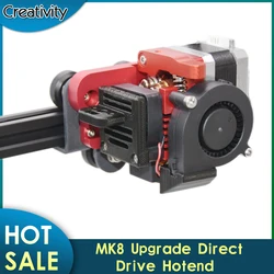 MK8 mise à niveau Direct Drive Hotend Kit 3D Touch Mount 5015 poulie Turbo extrudeuse de ventilateur pour Ender-3 CR-10 CR 10S/PRO imprimante 3D