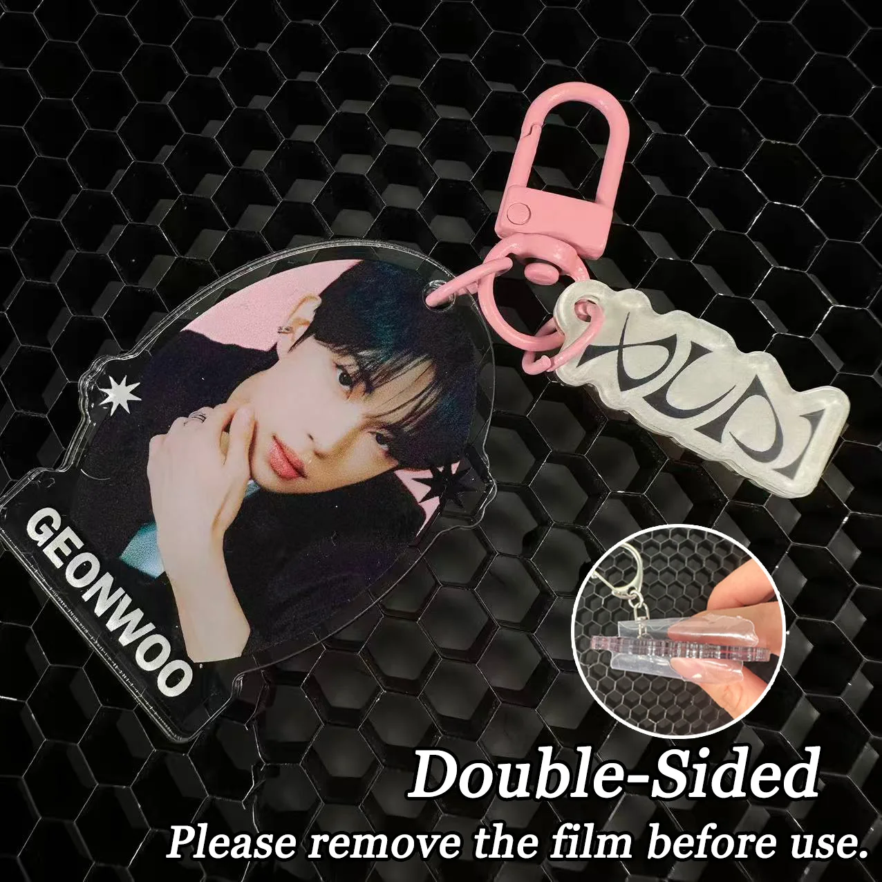 Ald1 Keychain, Alpha Drive One Keychain, Sanghyeon, Xinlong, Geonwoo, Bag Charms, Car Charms, Water Bottle Decorations, Kpop Fans Merch Goods, Concert Support Merchandise, Exquisite Small Gifts for Fans and Friends
