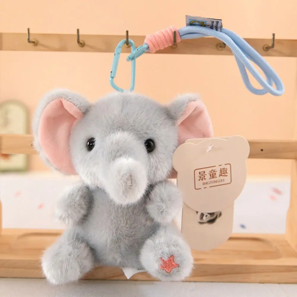 Multicolor Cartoon Animal Soft Design Hanging Pendants Panda Koala Duck Elephant Cow Raccoon Bag Ornament Gift Decoration