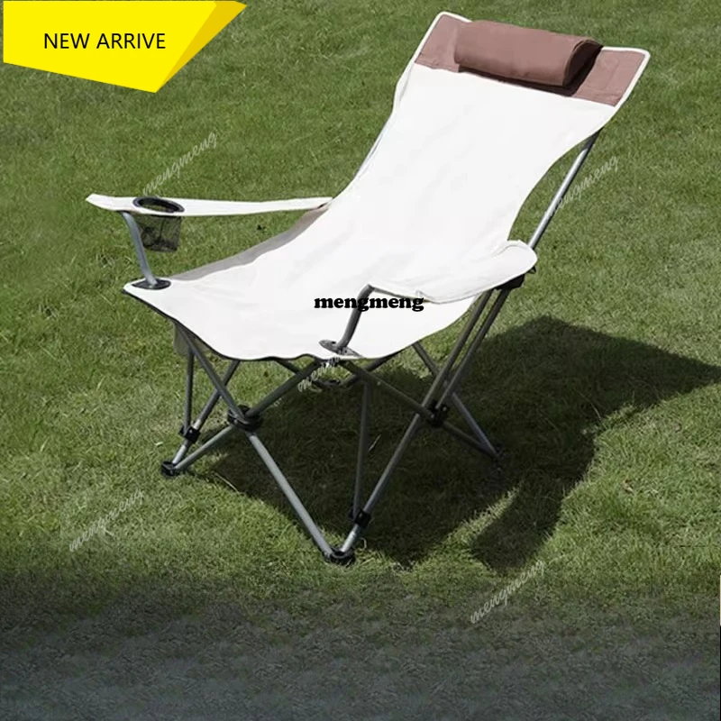 

M138 Sun Lounger White Camping Chairs Family Folding Pinnic Travel Camping Chair Adults Relax Sillas De Playa Beach Accessory