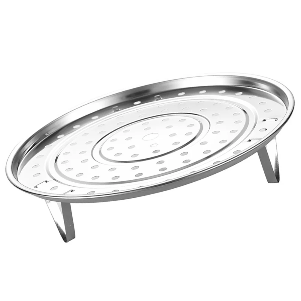 Stainless Steel Steamer Rack Pan Basket for Pot Food Metal Steaming Plate Tamale Insert