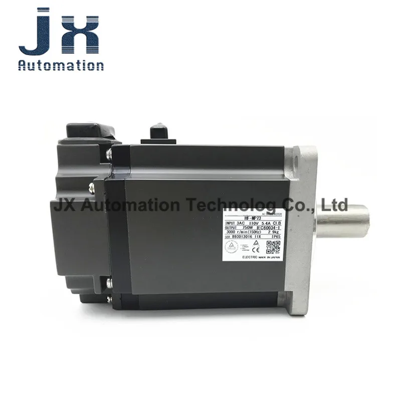 Original MELSERVO-J3 Série 3000r/min 750W 110V AC Servo Motor HF-MP73 HF-MP73B HF-MP73K HF-MP73BK