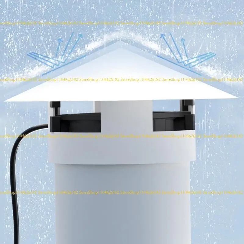 Q2Q4 مقاوم للماء 12 فولت مروحة عادم لوحة شمسية لترويمة الدفيئات والسكان